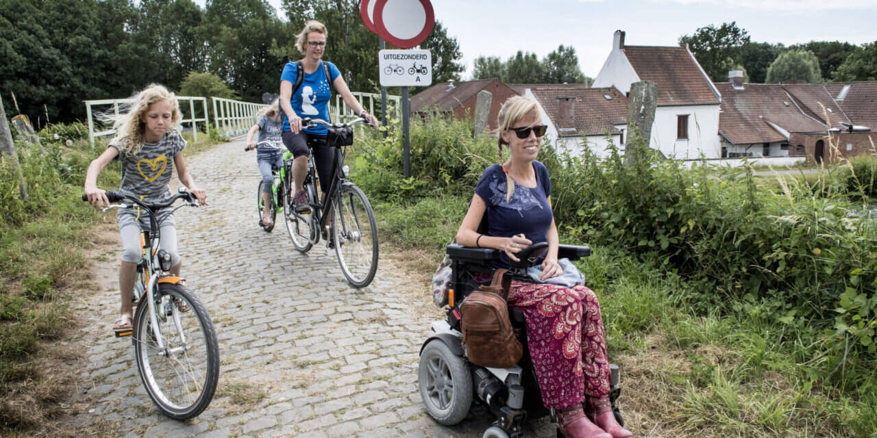 De Gavers fietsroute: 13 kilometer fietsplezier, ook voor mensen met een beperking.